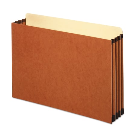 Pendaflex File Cabinet Pockets, 3.5" Expansion, Legal Size, Redrope, PK10 FC1526P